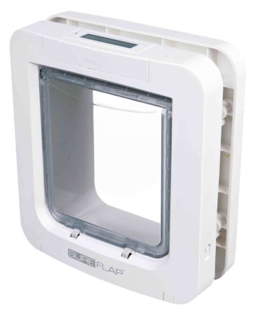 Accesorii casa si mobilier - Usa Batanta, SureFlap 4-Way Flap, Cu Microcip, 26.2x28.1 cm, Alb 38550