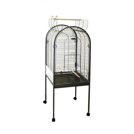 Volier Pentru Papagali Junior Xxlight, 55x55x143 cm, Gri, 498/120 [1]