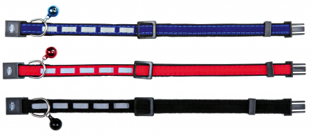 Zgarzi - Zgarda Pentru Pisici, Safer Life, Reflectorizanta, Cu Clopotel, Diverse Culori, 4172	
