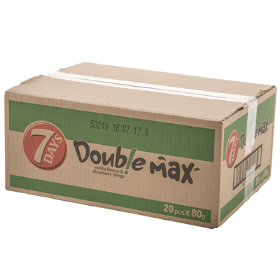 7 DAYS Croissant Double Vanilie & Capsune, bax 20 buc x 80 g-Vivomarket.ro [2]