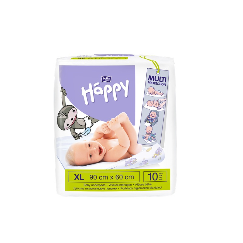 Aleze Copii XL, 60 x 90 cm, 10 bucati, Happy [2]