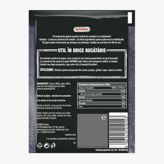 Amestec de usturoi cu piper, 5 x 27g, Kotanyi - Gust desavarsit in bucataria ta! [2]