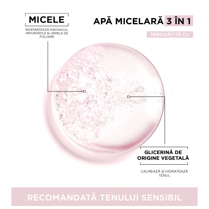 Apa micelara Garnier Skin Naturals pentru ten sensibil, 400 ml [3]