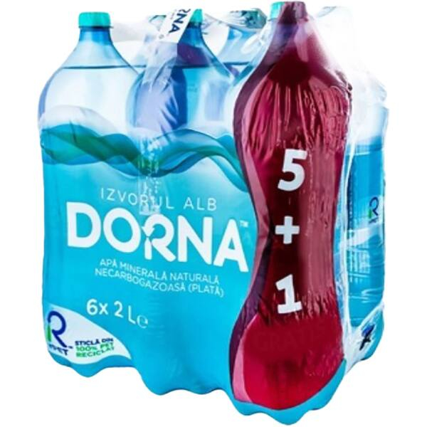 Apa Minerala Necarbogazoasa, bax 6 x 2 L, Dorna Izvorul Alb [2]