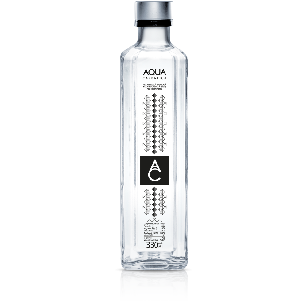 Apa Minerala plata sticla, 12 x 0.33 L, Carpatica [2]