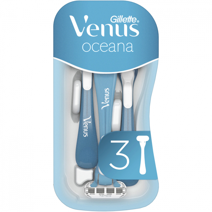 Aparat de ras de unica folosinta Gillette Venus Oceana, 3 buc [2]