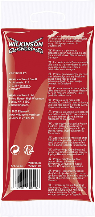 Aparat de ras de unica folosinta, Wilkinson Sword Pronto, Barbati, 5 buc [2]