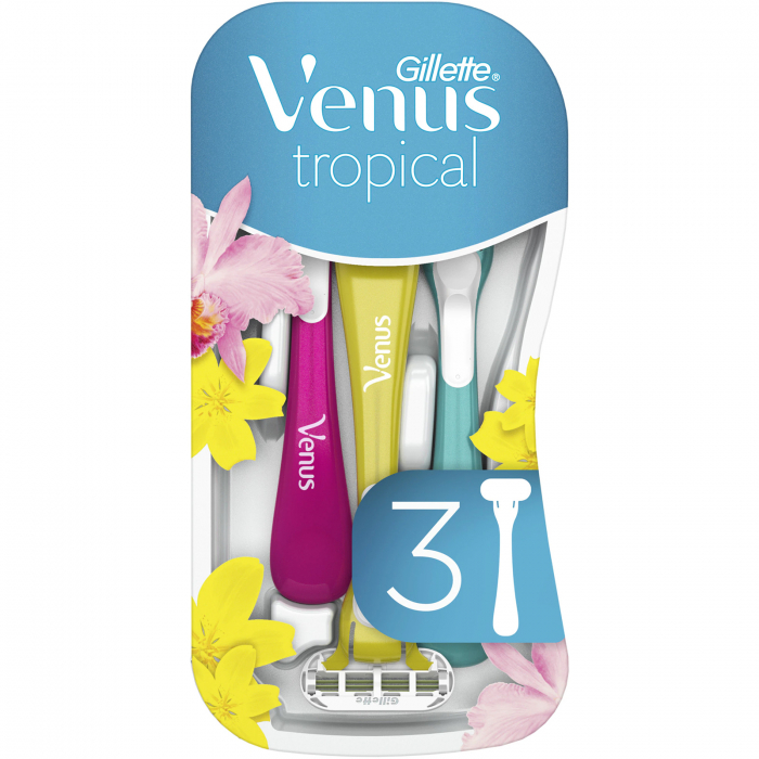 Aparate de ras de unica folosinta Gillette Venus Tropical, 3 buc [1]