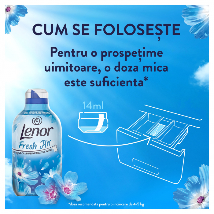 Balsam de rufe Lenor Fresh Air Fresh Wind, 770 ml, 55 spalari [6]
