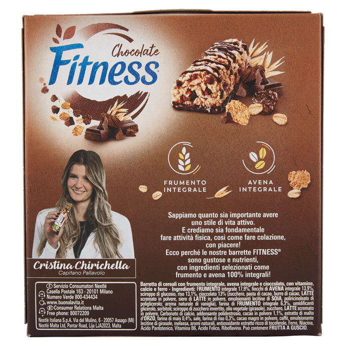 Baton de cereale Nestlé Fitness cu ciocolata, 6 x 23.5g [2]