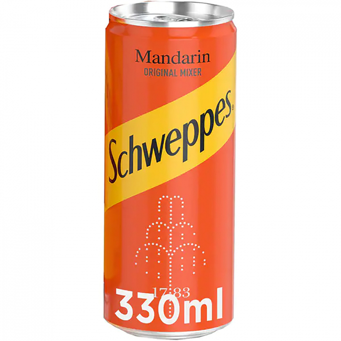 Bautura carbogazoasa cu suc de mandarine, Schweppes, 0.33l x 6 [2]