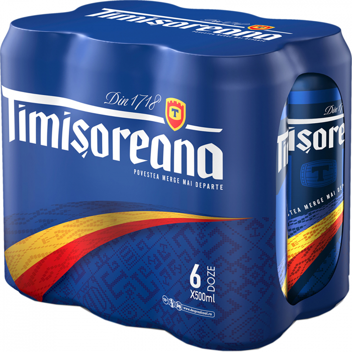 Bere blonda, Doza, Timisoreana, 24 x 0.5 L [3]