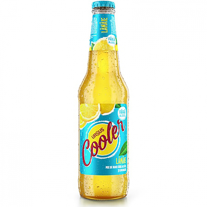 Bere cu lamaie fara alcool, Ursus Cooler, 4 x 330 ml [2]
