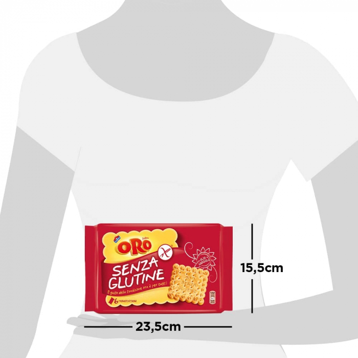 Biscuiti clasici, Fara Gluten, Oro Saiwa, 6 x 33,33 g [3]