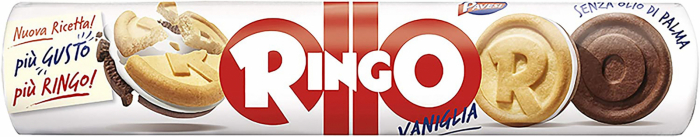 Biscuiti Ringo, cu vanilie, Fara ulei de palmier, Pavesi, 165 g [1]