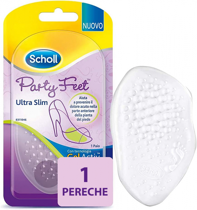 Branturi gel Scholl pentru pantofi Party Feet, Ultra Slim [1]