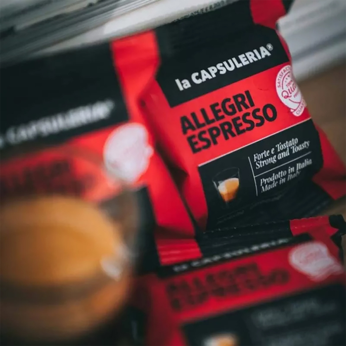 Cafea Allegri Espresso, 100 capsule compatibile Nespresso, La Capsuleria [8]