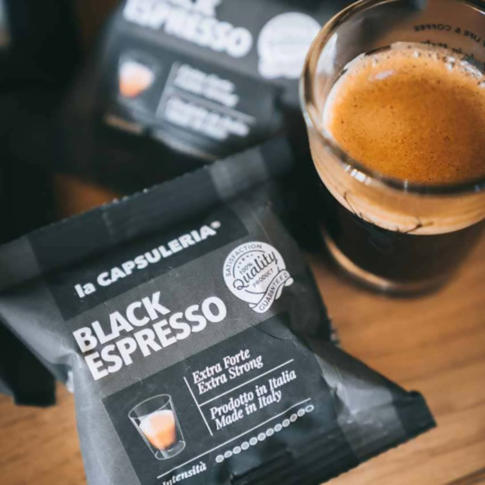 Cafea Black Espresso, 100 capsule compatibile Nespresso [7]