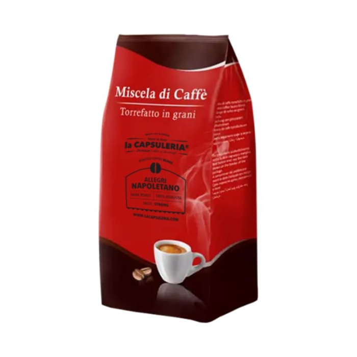 Cafea boabe Allegri Napoletano, Robusta, 1 KG, La Capsuleria - Capsuleria.ro [1]
