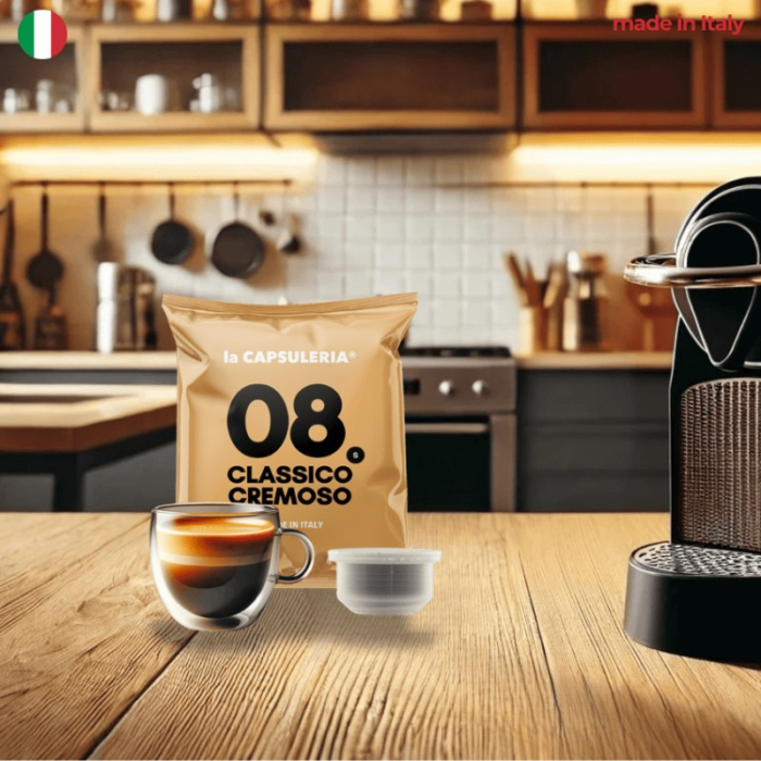 Cafea Classico Cremoso, 100 capsule compatibile Capsuleria [2]
