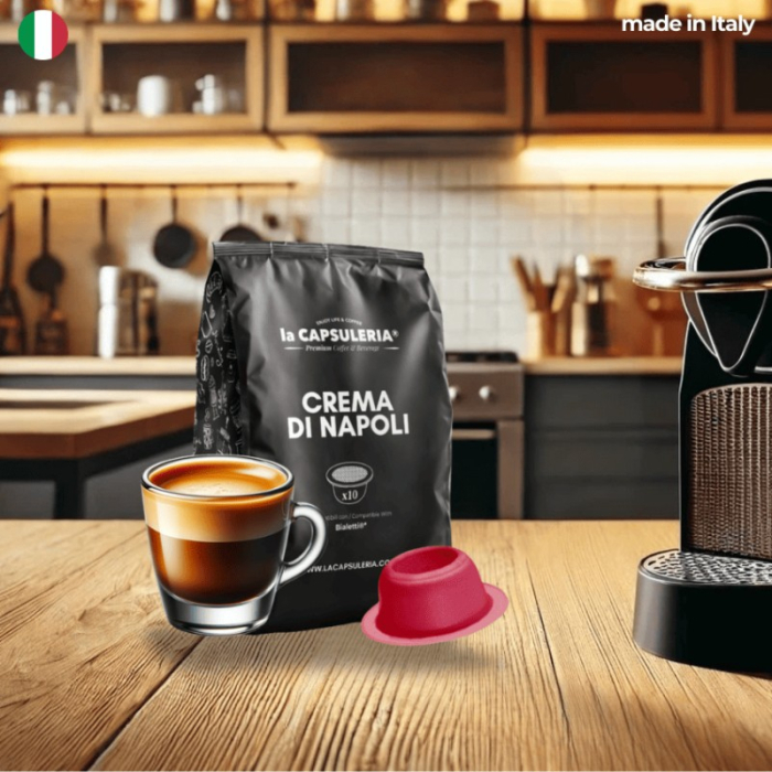 Cafea Crema di Napoli, 10 capsule compatibile Bialetti®*, La Capsuleria | Capsuleria.ro [2]