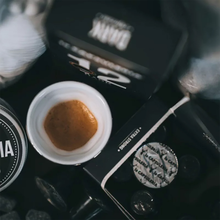 Cafea Espresso Dark, 10 capsule compatibile Nespresso, La Capsuleria [4]