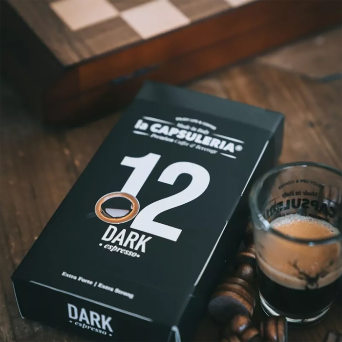 Cafea Espresso Dark, 10 capsule compatibile Nespresso, La Capsuleria [7]