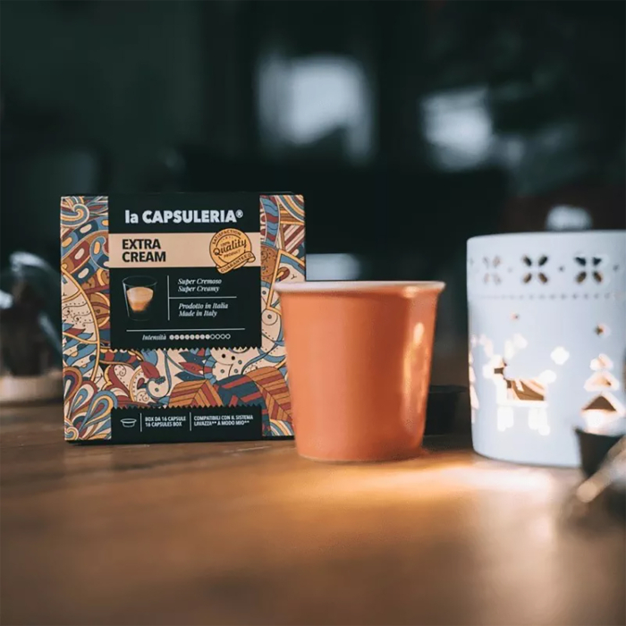 Cafea Extra Cream Mio, 16 capsule compatibile Lavazza®* a Modo Mio®*, La Capsuleria | Capsuleria.ro [7]