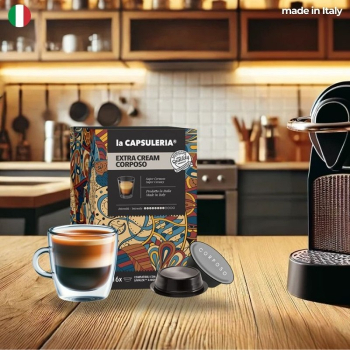 Cafea Extra Cream Mio, 16 capsule compatibile Lavazza®* a Modo Mio®*, La Capsuleria | Capsuleria.ro [2]