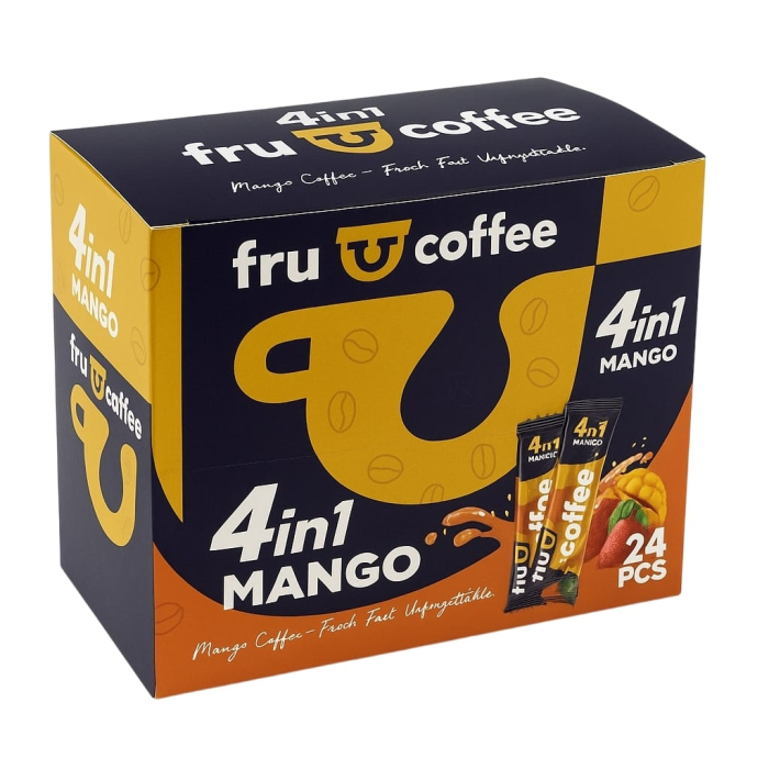 Cafea instant cu mango, 4 in 1, FruCoffee-Vivomarket.ro [1]