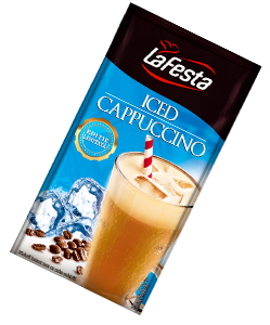 Cafea instant, LA FESTA Iced Cappuccino, 6 bucati, 176g [2]