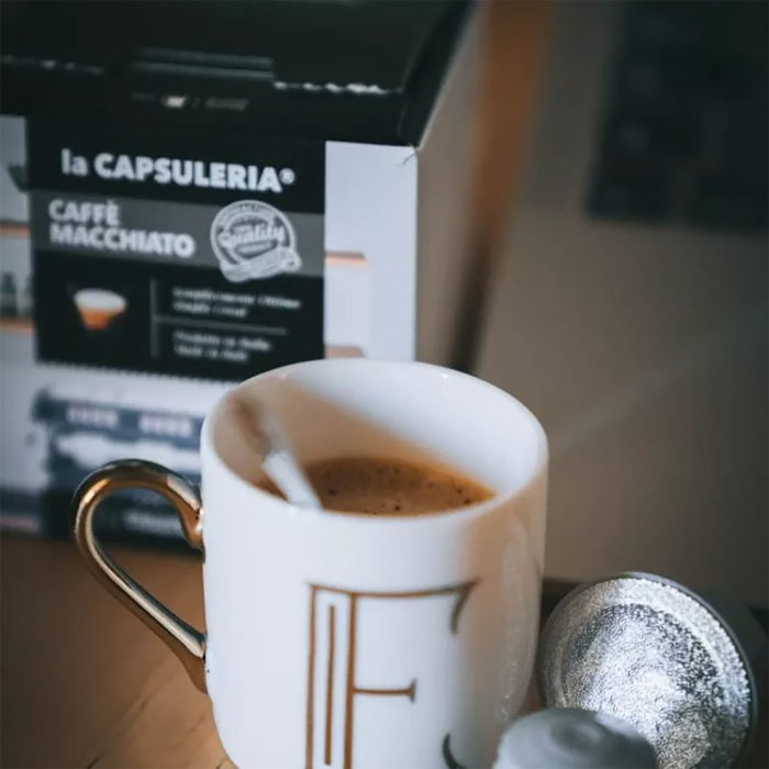 Cafea Macchiato, 10 capsule compatibile Nespresso - Capsulerria [4]