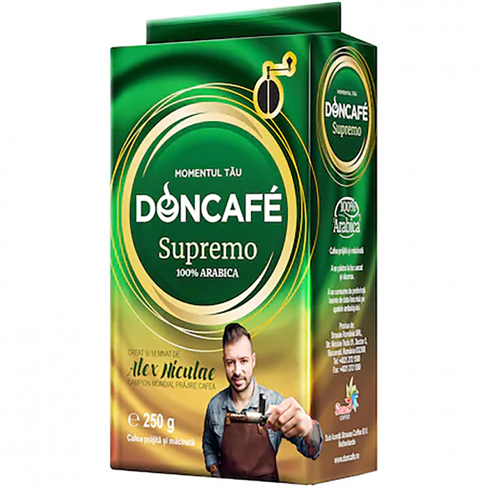 Cafea macinata 100% Arabica, Doncafe Supremo, 250 g [3]