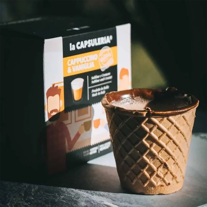 Cappuccino cu Vanilie, 10 capsule compatibile Nespresso - Capsuleria [5]