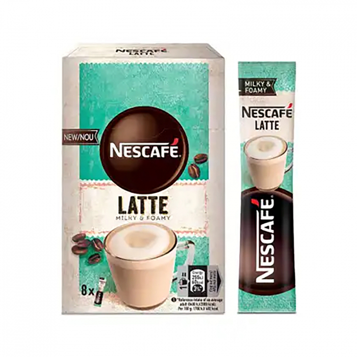 Cappuccino latte instant, Nescafe, 8 x 15 g [1]