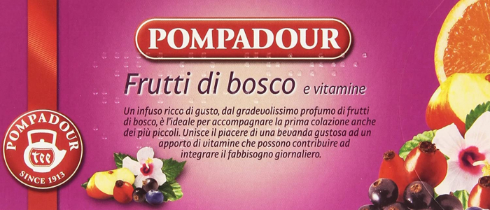 Ceai de Fructe de Padure cu Vitamine, Pompadour, 20 de pliculete [2]