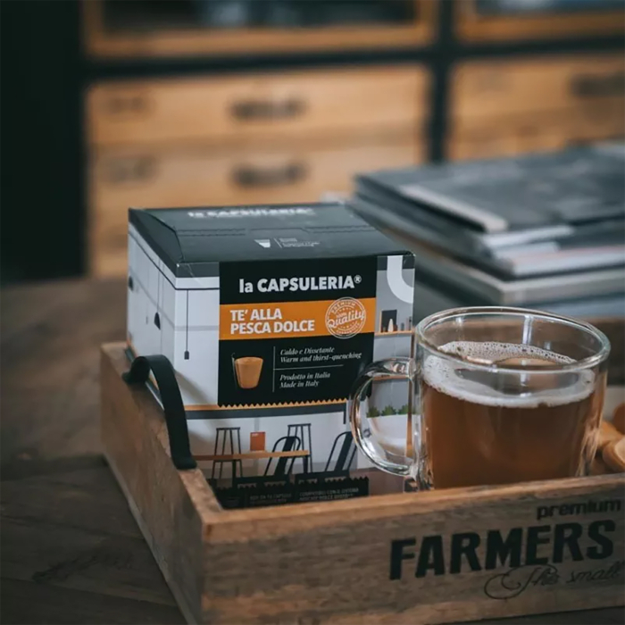 Ceai de Piersici, 10 capsule compatibile Nespresso - Capsuleria [4]