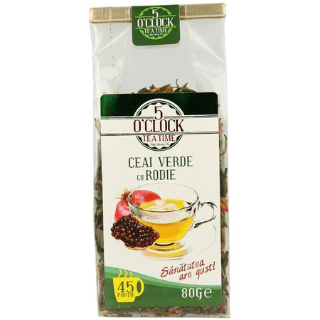 Ceai Verde cu Rodie , 80 g, 5 O'Clock Tea [1]