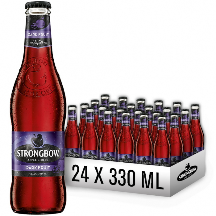 Cidru Strongbow Dark Fruits, Sticla Nereturnabila, 24 x 0.33l [1]