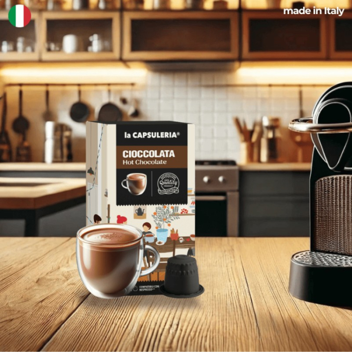 Ciocolata Calda, 10 capsule compatibile Nespresso - Capsuleria [2]