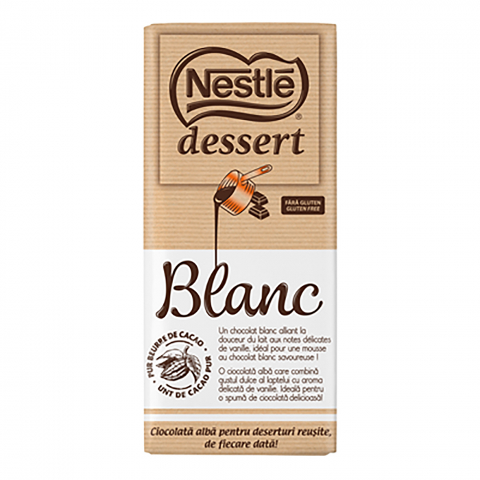 Ciocolata Alba pentru Deserturi 170g Nestle - Vivomarket [1]