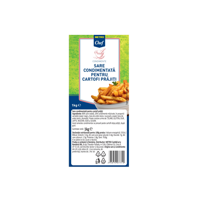 Sare condimentata pentru Cartofi Prajiti, 1 Kg, Metro Chef [2]
