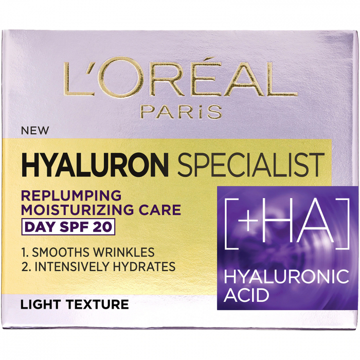 Crema antirid de zi L'Oreal Paris Hyaluron Specialist cu acid hialuronic, 50 ml [2]