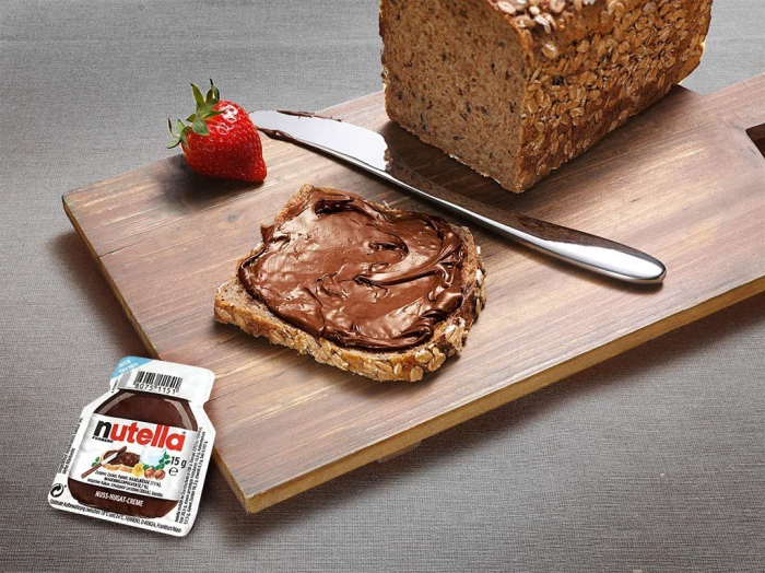 Crema tartinabila de alune de padure cu cacao Nutella, Monoportie, 6x15 g [3]