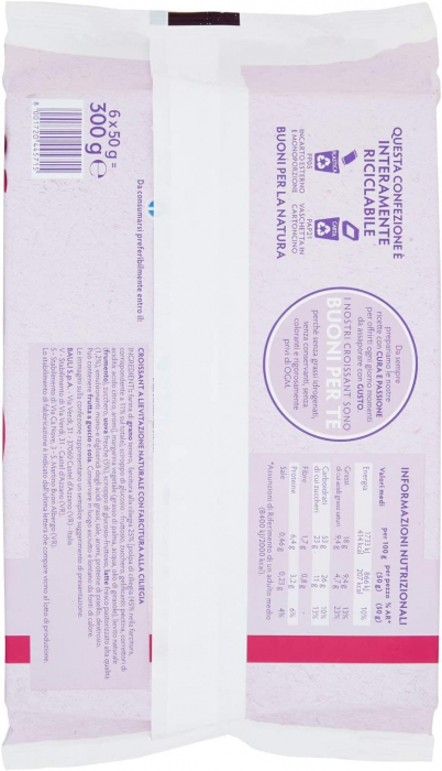 Croissant cu gem de cirese, Bauli, 6 x 50 g [2]