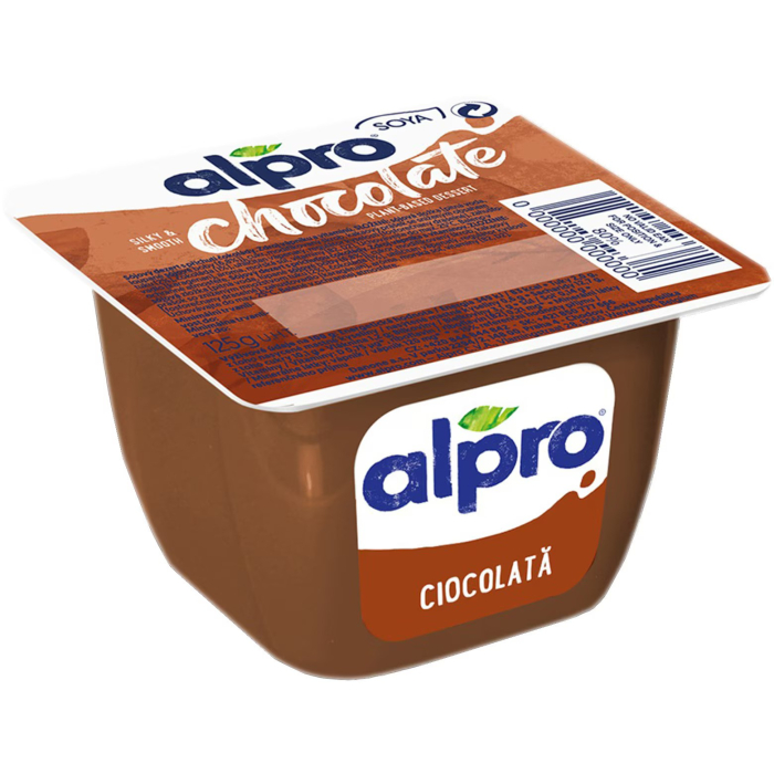 Desert vegetal Alpro cu soia si ciocolata, fara lactoza, 4x125 g [2]