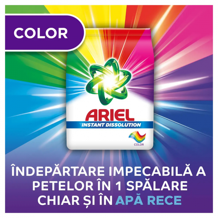 Detergent de rufe automat Ariel Color, 1,5 kg, formula concentrata, 20 spalari [2]