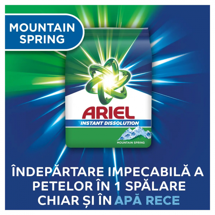 Detergent de rufe automat Ariel Mountain Spring, 1,5 kg, 20 spalari [2]