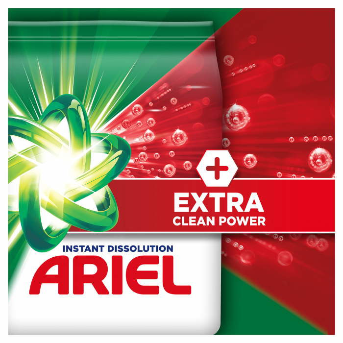 Detergent de rufe pudra Ariel +Extra Clean Power, 1.275kg, 17 spalari [3]