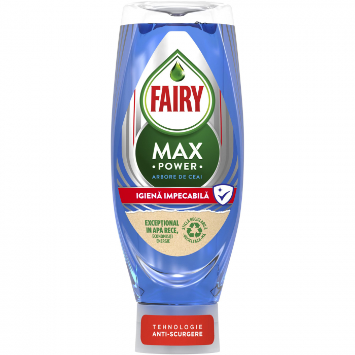 Detergent de vase Fairy Max Power Arbore de ceai, 650 ml [1]